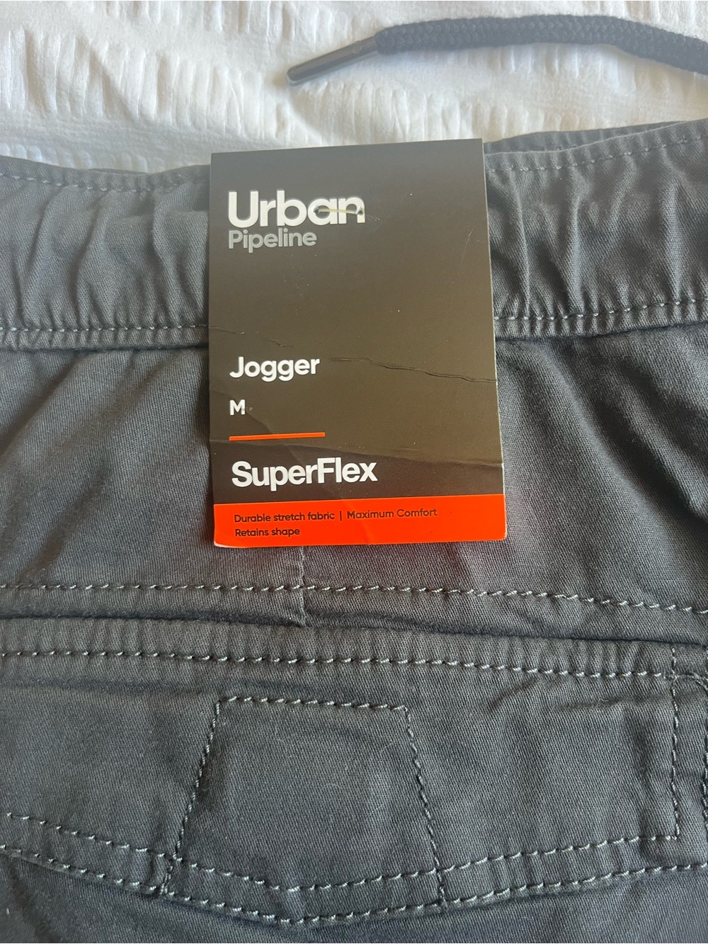 Urban Pipeline Jogger in Charcoal Gray Med